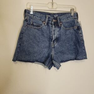 New old navy size 6 sky hi a-line denim shorts